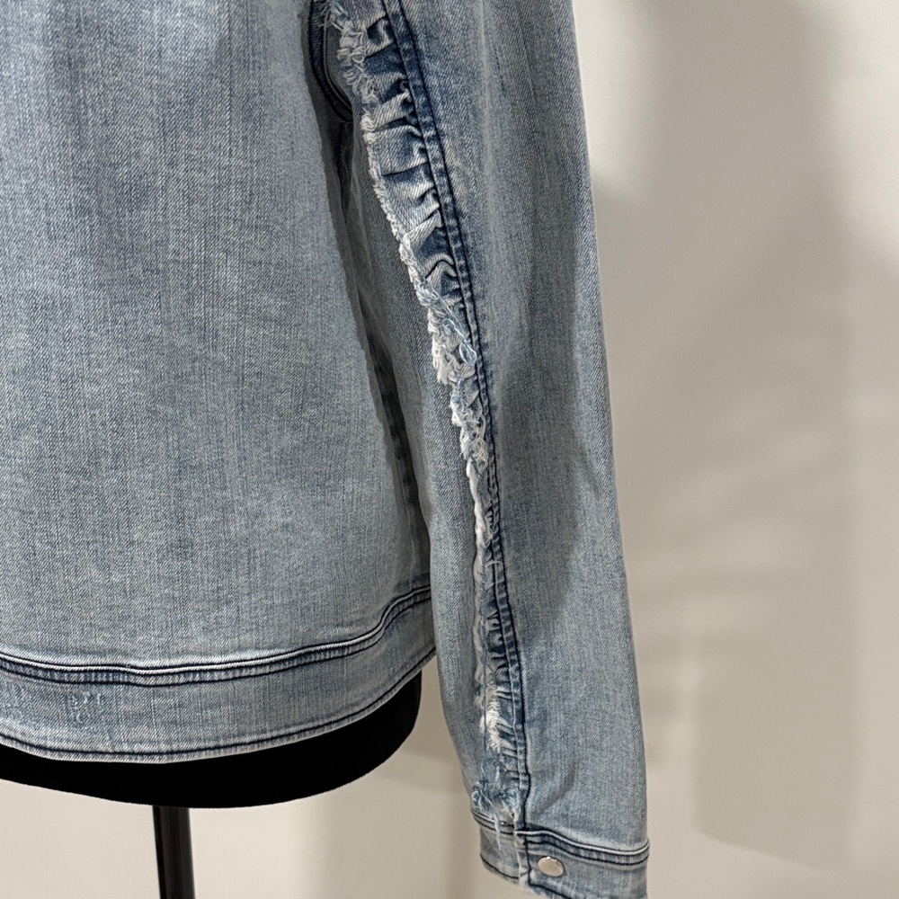 Generation Love Light Blue Distressed Denim Jacket - Picture 5 of 10